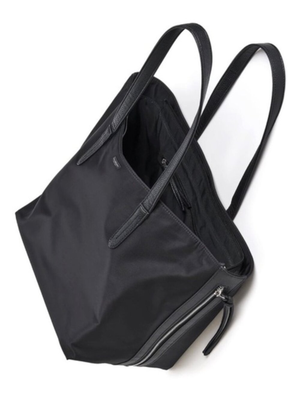 NEW Botkier Black Nylon Shoulder Tote Bag - Picture 4 of 9